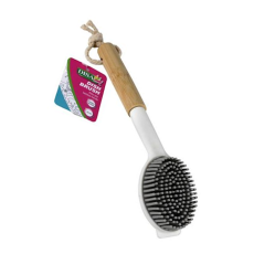 Dish Brush with Rubber Bristles 22cm